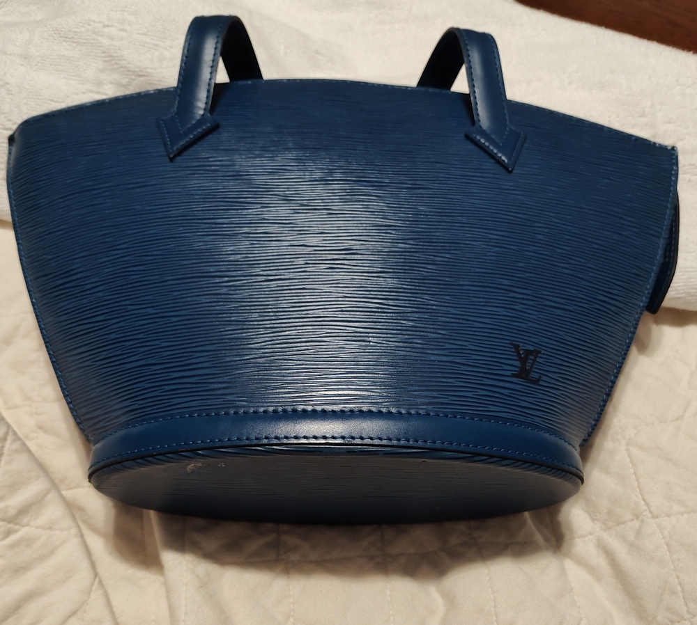 Louis Vuitton Blue Epi Women's Bag